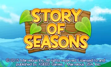 Story of Seasons (Usa) screen shot title